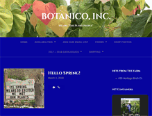 Tablet Screenshot of botanicohq.com